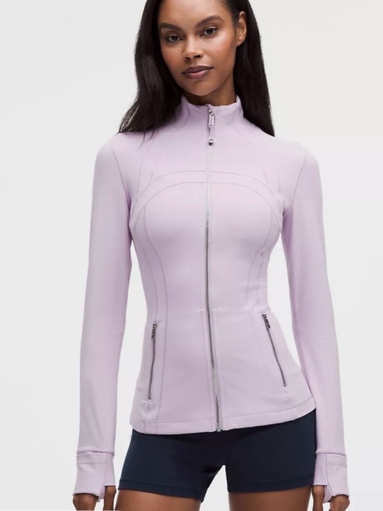 lululemon athletica Jackets & Blazers - Lululemon- Define Jacket .Nulu. Color. Lilac Play/Mirror Silver/Mirror Silver